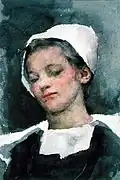 Breton Girl, Louise, années 1880