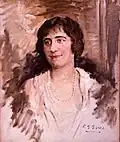 Elizabeth Bowes-Lyon par Reginald Eves (1924).