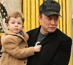 Exash Musk(04/05/2020),avec son père Elon