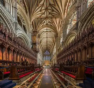 Chœur de la cathédrale d'Ely.