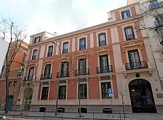 Vue de la mission diplomatique