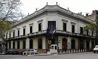 Vue de la mission diplomatique