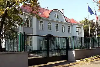 Vue de la mission diplomatique