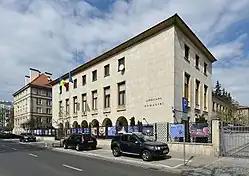 L'ambassade de Roumanie à Varsovie.