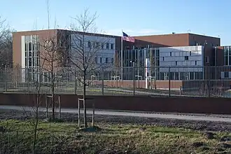 Vue de la mission diplomatique