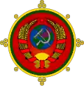 Armoiries de la république populaire de Touva (1930).