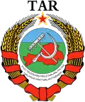 Blason de la République populaire de Tannou-Touva de 1930 à 1935.