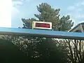 Émetteur du système de priorité bus / trams des BVB situé sur le toit, à l'avant dun Citaro II de Distribus.
