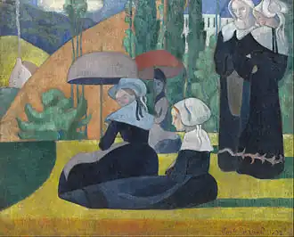 Les Bretonnes aux ombrelles, 1892Paris, Musée d'Orsay