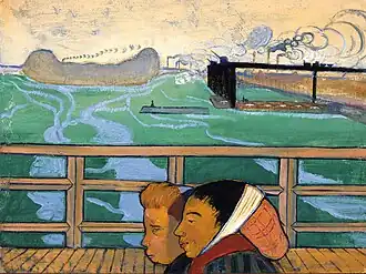 Émile Bernard, Chiffonnières de Clichy (1887)