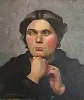 Portrait d'une jeune femme, 1916