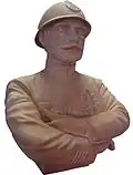 Le buste d'Émile Driant.