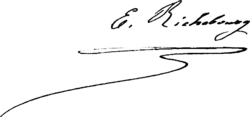 signature d'Émile Richebourg