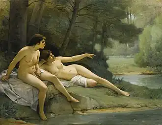 Nus au bois (sans date), coll. partic.