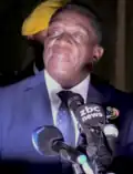 Emmerson Mnangagwa, 3e président du Zimbabwe.