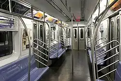 Intérieur d'une rame moderne