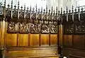 stalles du chœur de l'église