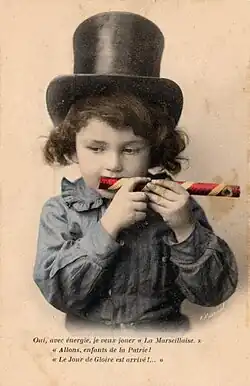 Le mirliton, ancêtre du bigophone.