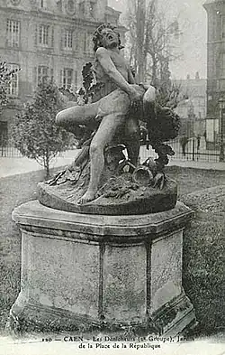 Les enfants dénicheurs mordus par des serpents, d'Auguste Jean Baptiste Lechesne.