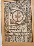 Dalle funéraire de Pascasius.