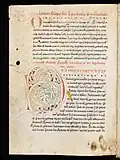 Engelberg, Stiftsbibliothek, Cod. 19, fol. 3v, Homiliae S. Gregorii papae super Ezechielem prophetam
