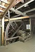 La roue à aubes.