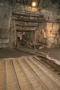 Trou de coulée du haut fourneau.