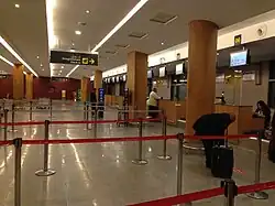 Hall du terminal.