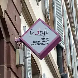 Enseigne.