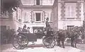 Arrivée côté village du Vieux Chevregny, vers 1890.