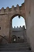 Vue de la porte.