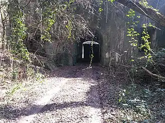 Entrée du Fort d'Andoy.
