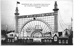 Photo de l'entrée de l'exposition de 1925