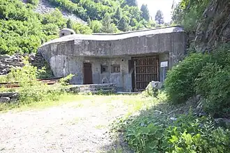 Entrée des munitions de l'ouvrage du Lavoir.