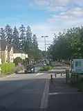 L'entrée de Rohan par la rue du Lac.