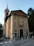 Chapelle du quartier nord d'Entracque.