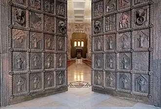 La Janua Maior, porte en bronze de la fin du XIIe&nbsp;siècle.