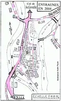 Village d'Entraunes en 2004.