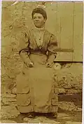 Sabine en 1900.