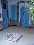 Entrée de l'école talmudique.