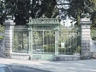 L'entrée du Jardin des Plantes au boulevard Henri-IV.