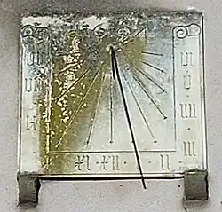 Cadran solaire.