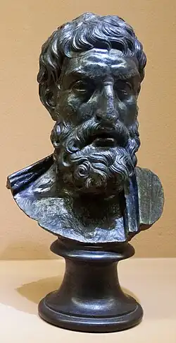 Épicure, bibliothèque de Pison et du philosophe épicurien Philodème.