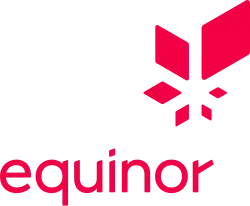 Logo de l'entreprise Equinor en forme de fleur de couleur rouge.