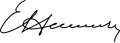 Signature de Erich Honecker