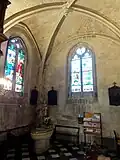 Bas-côté nord, 1re&nbsp;travée, chapelle baptismale.
