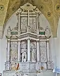 Épitaphe pour Heinrich et Katharina von Hoym (1571) à l'église Saint-Sixte d'Ermsleben