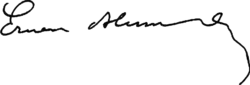signature d'Ernest Blum