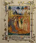 Ernest Guérin ː D'une grant feste que le roy Artur après ces conquestes tint en la cité des Lenions, planche XXIV, 1914.