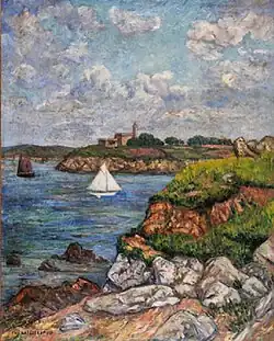 Voile blanche à l'entrée de l'estuaire
